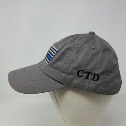 Unbranded Men's Slideback Hat Gray Embroidered 9/11 Memorial Patriotic Logo