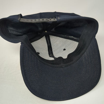 Snapback Hat Blue L Diego Garcia NCS Military Naval Communication Station Patch