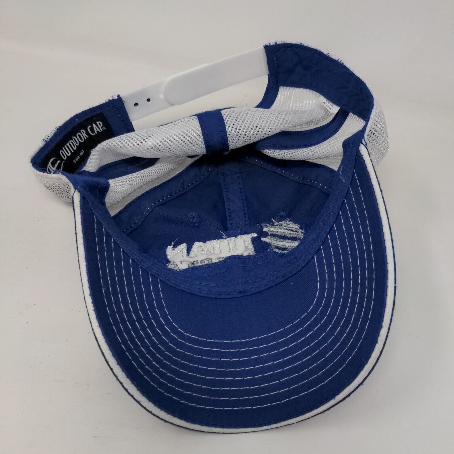 Titan America Snapback Mesh Back Trucker Hat Blue Adult Outdoor Cap