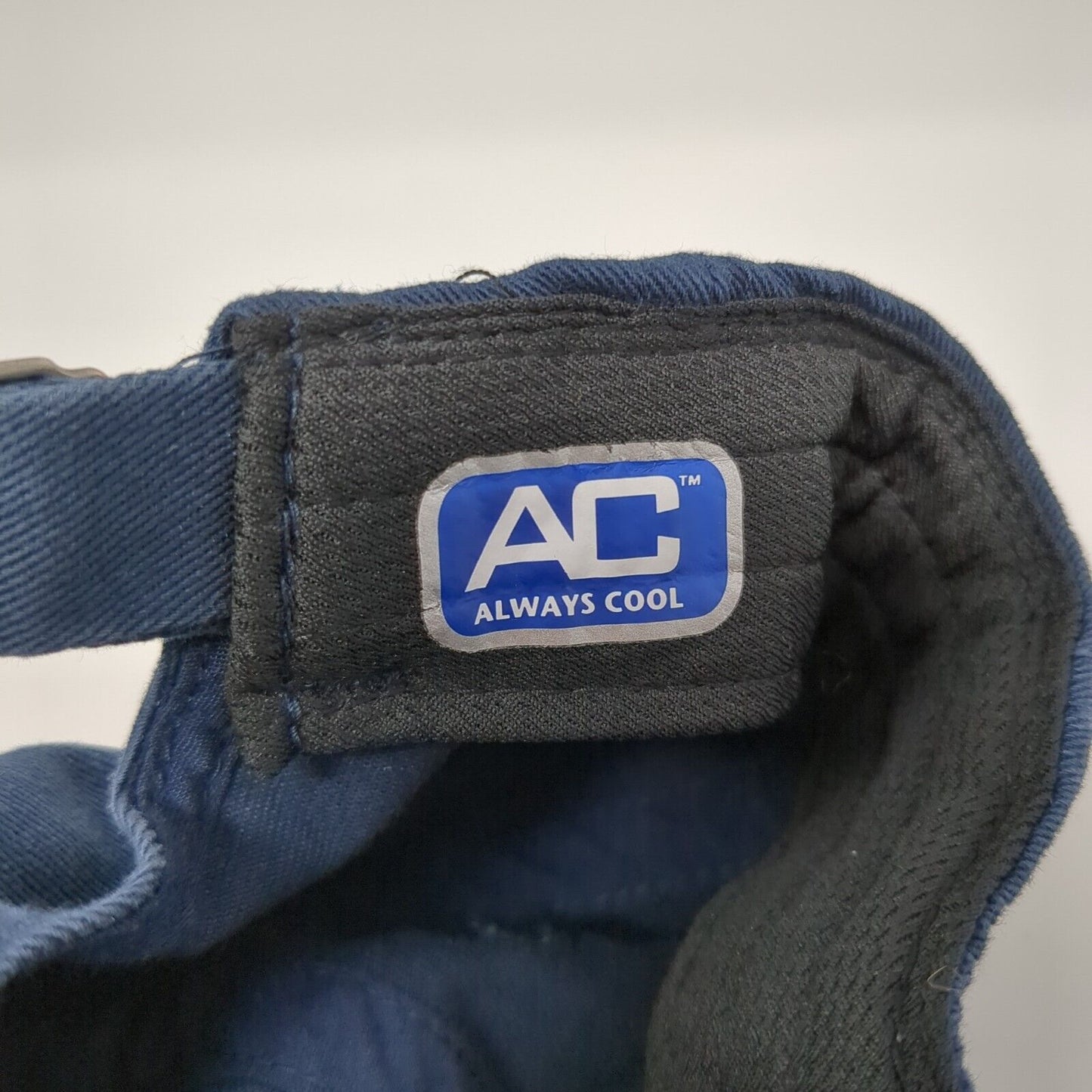 Adidas Slideback Hat Blue One Size Adjustable Embroidered Always Cool Cotton