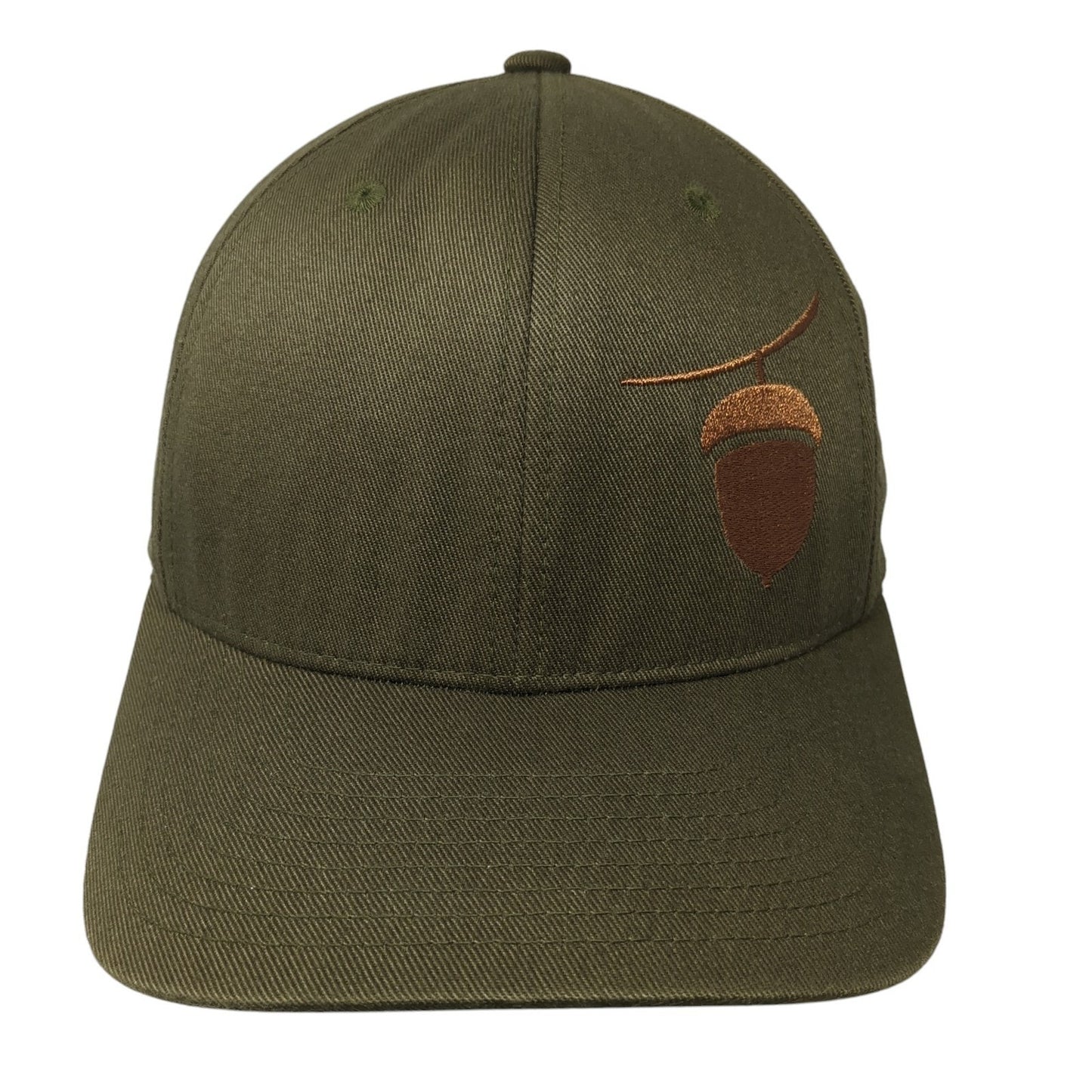 Parkshore Baseball Cap Brown Medium Lightweight Embroidered Flexfit Yupoong