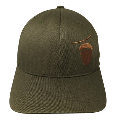 Parkshore Baseball Cap Brown Medium Lightweight Embroidered Flexfit Yupoong