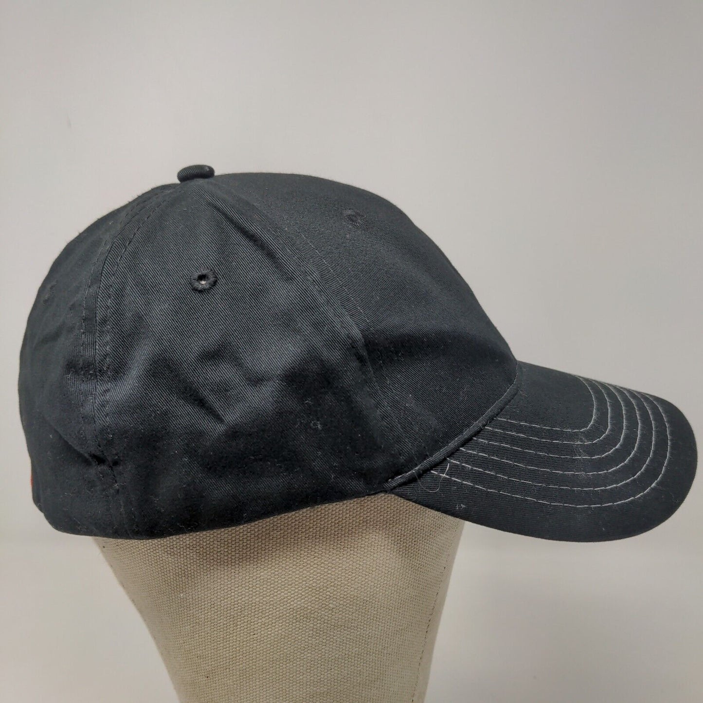 RideTech Men's Fitted Hat Black Size M/L Embroidered Logo Freeform Caps