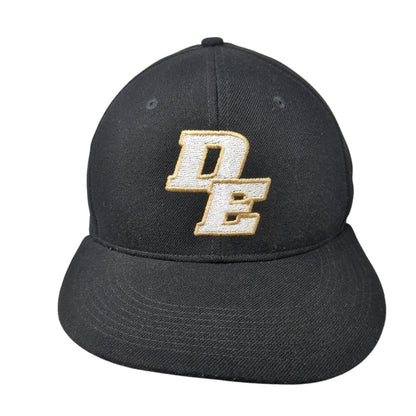 DE Fitted Hat Black M/L Lightweight Embroidered Swoosh Logo 643 Dri-Fit Nike