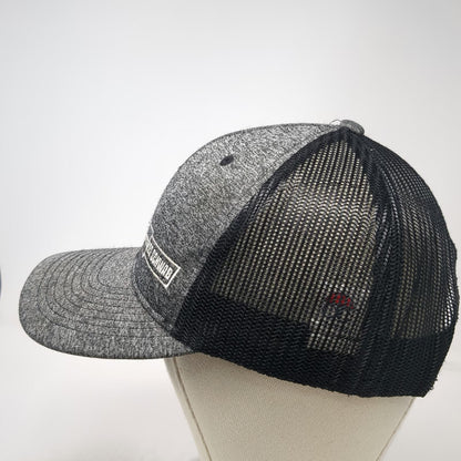 Les Schwab Tires Logo Trucker Hat Gray One Size Mesh Back Snapback Baseball Cap