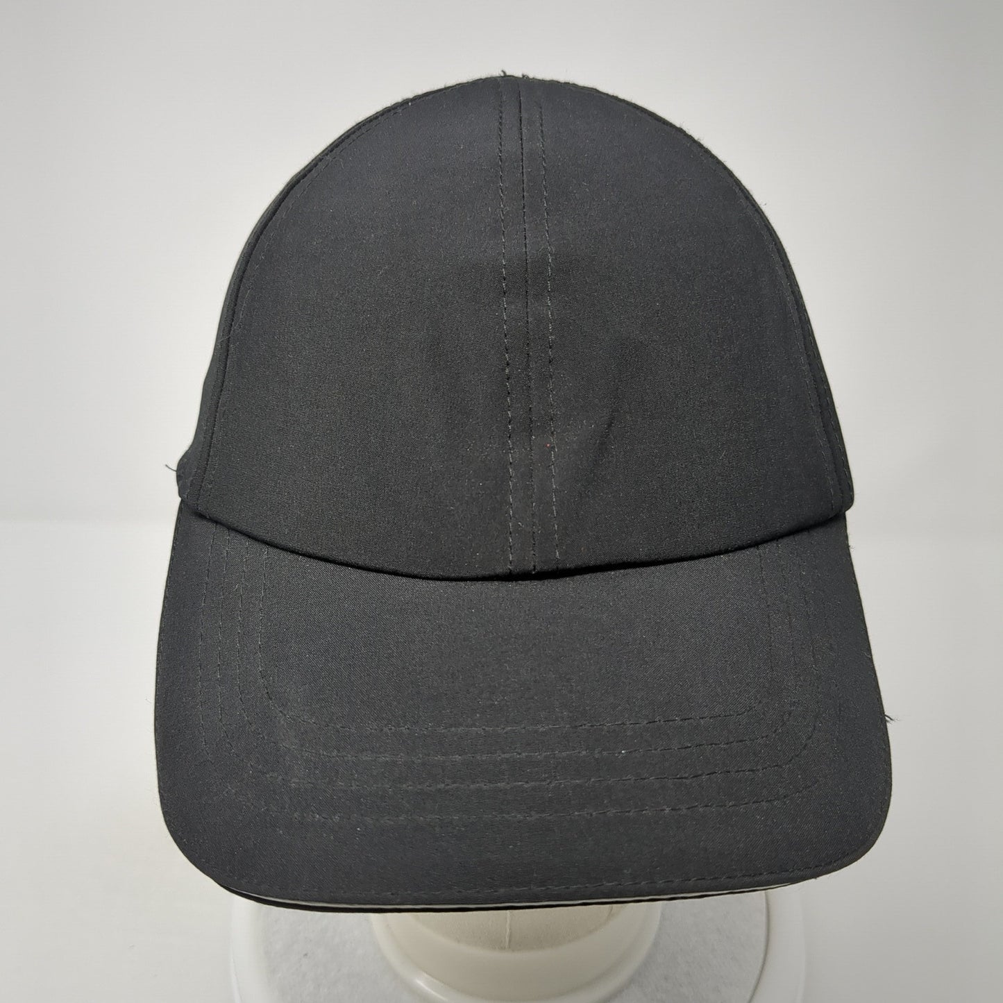 Unbranded Claspback Hat Cap Soot Black Blank One Size Adjustable