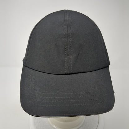 Unbranded Claspback Hat Cap Soot Black Blank One Size Adjustable