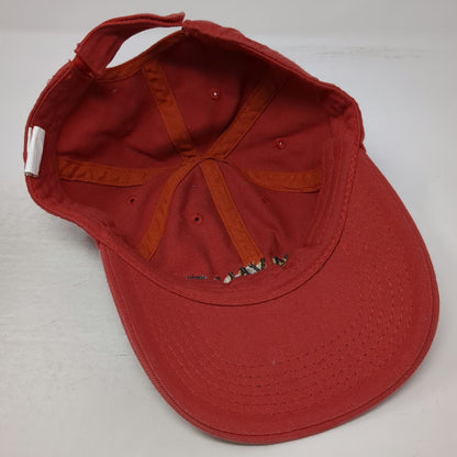 SNCO Napa Valley California Red Baseball Cap One Size Strapback Hat Embroidered