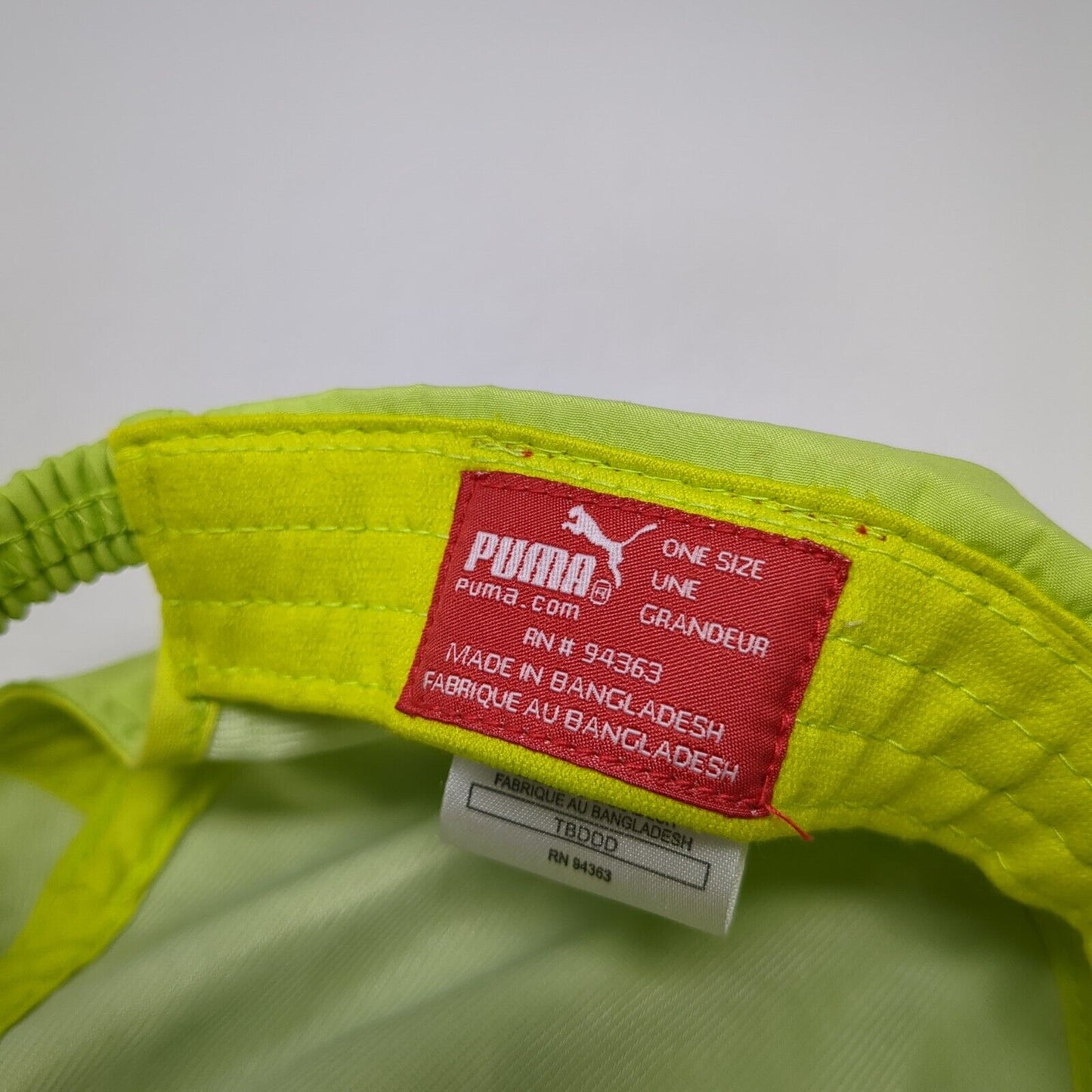 PUMA Strapback Cadet Army Cap Green One Size Stretch Lightweight Polyester