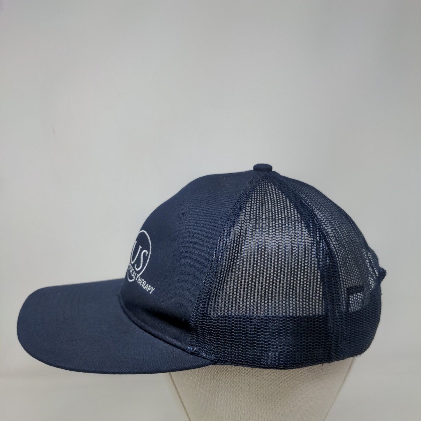 Focus Physical Therapy Snapback Trucker Hat Blue OS Mesh Back Port Authority