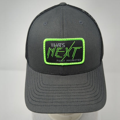 What's Next Fully Promoted Snapback Trucker Hat Gray One Size Mesh Back