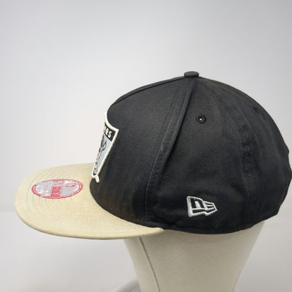 New Era Las Vegas Raiders NFL 5 Panel Black Beige Green Hat L Strapback 9FIFTY
