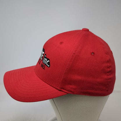 Flexfit Baseball Cap Red M Prime Inc Trucking Springfield Missouri Hat