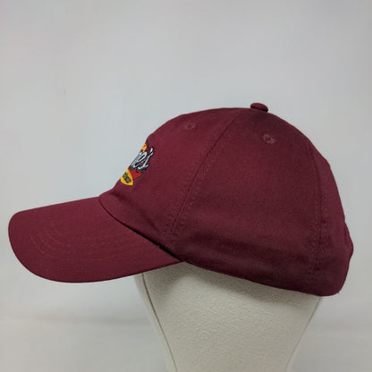 Raising Canes Mens Strapback Hat Red Adjustable Chicken Fingers Embroidered Logo