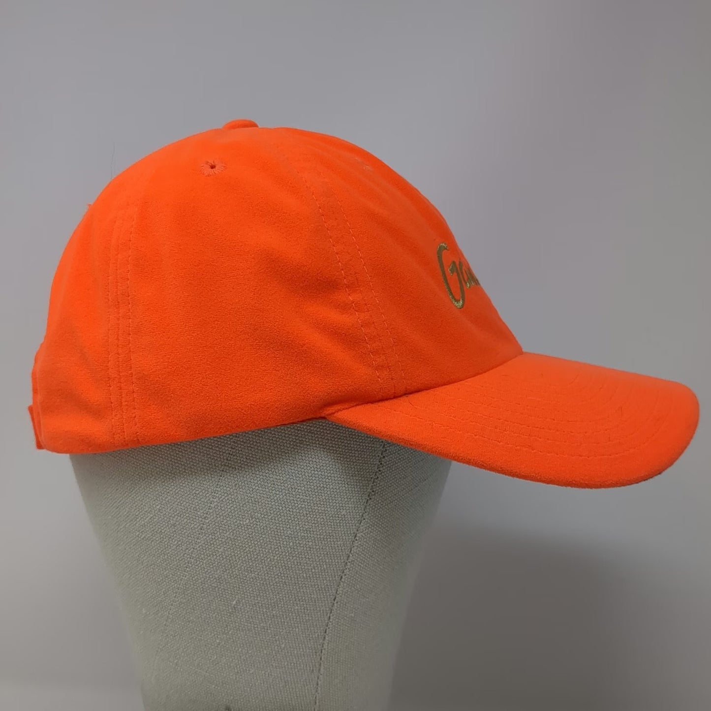 Gamehide Baseball Cap Orange One Size Strapback Hunting Hunter Embroidered Hat
