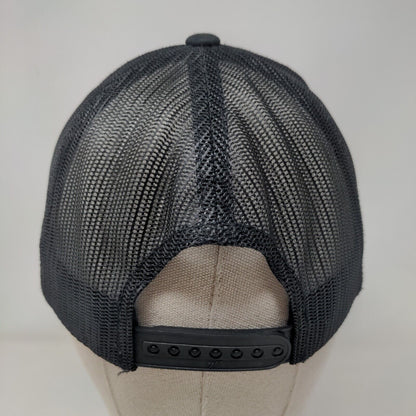 Nonas Urban Pizza Snapback Mesh Back Trucker Hat Black One Size Yupoong