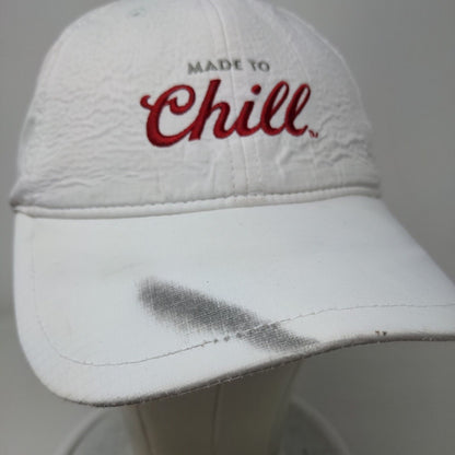 Made To Chill Coors Light Strapback Hat White One Size Adjustable Embroidered