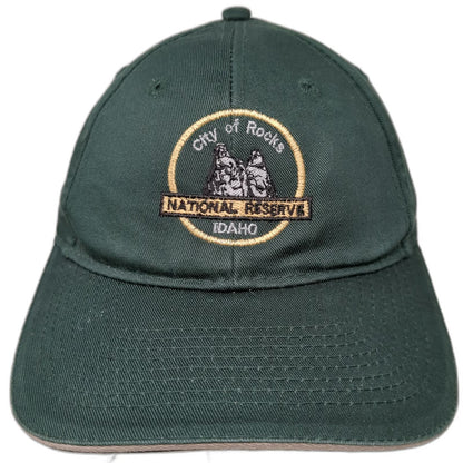 Port & Company Baseball Cap Green One Size City of Rocks National Reserve Hat