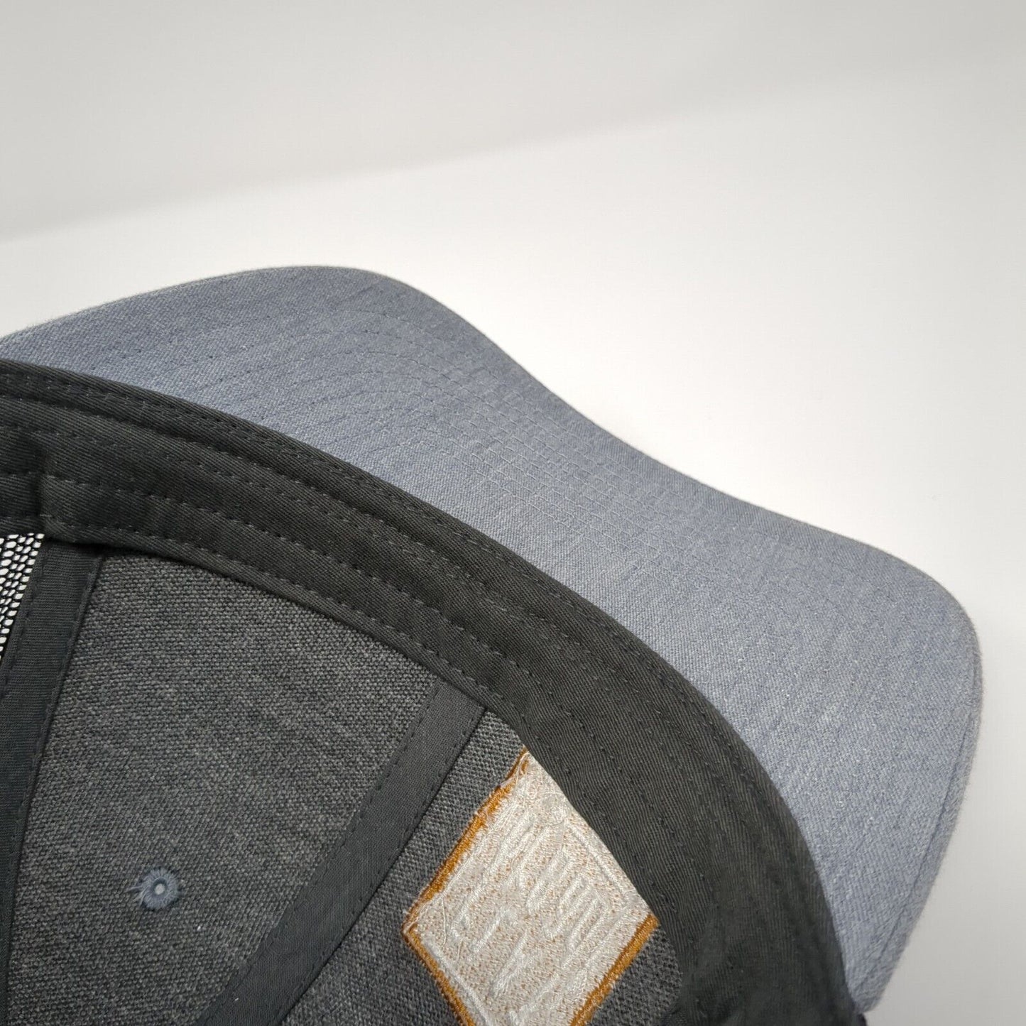 Flat Bread Neapolitan Pizzeria Snapback Trucker Hat Gray M/L Mesh Richardson