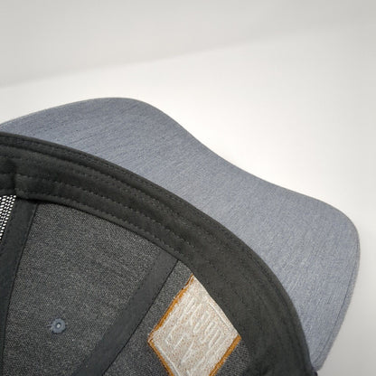 Flat Bread Neapolitan Pizzeria Snapback Trucker Hat Gray M/L Mesh Richardson