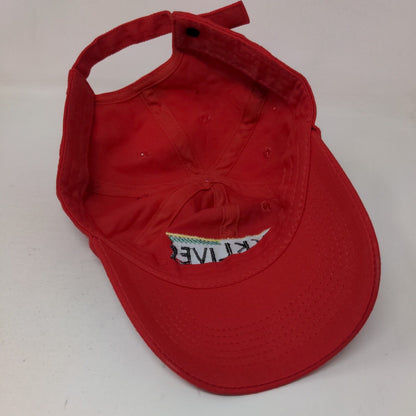 Black Lives Matter Slideback Hat Red One Size Embroidered Adjustable