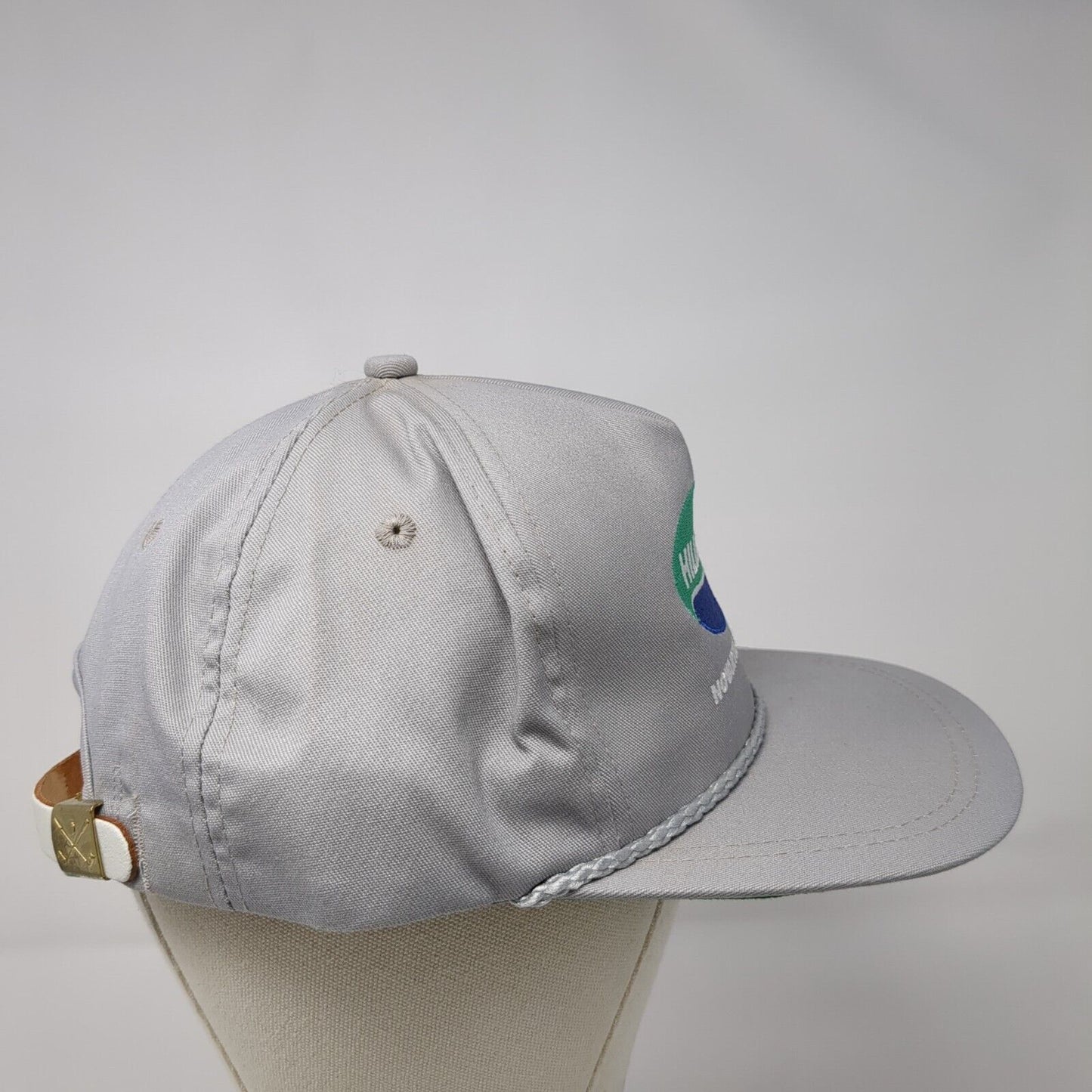 Hilleshog Novartis Seed Inc. Slideback Rope Hat Gray OSFA K-Products