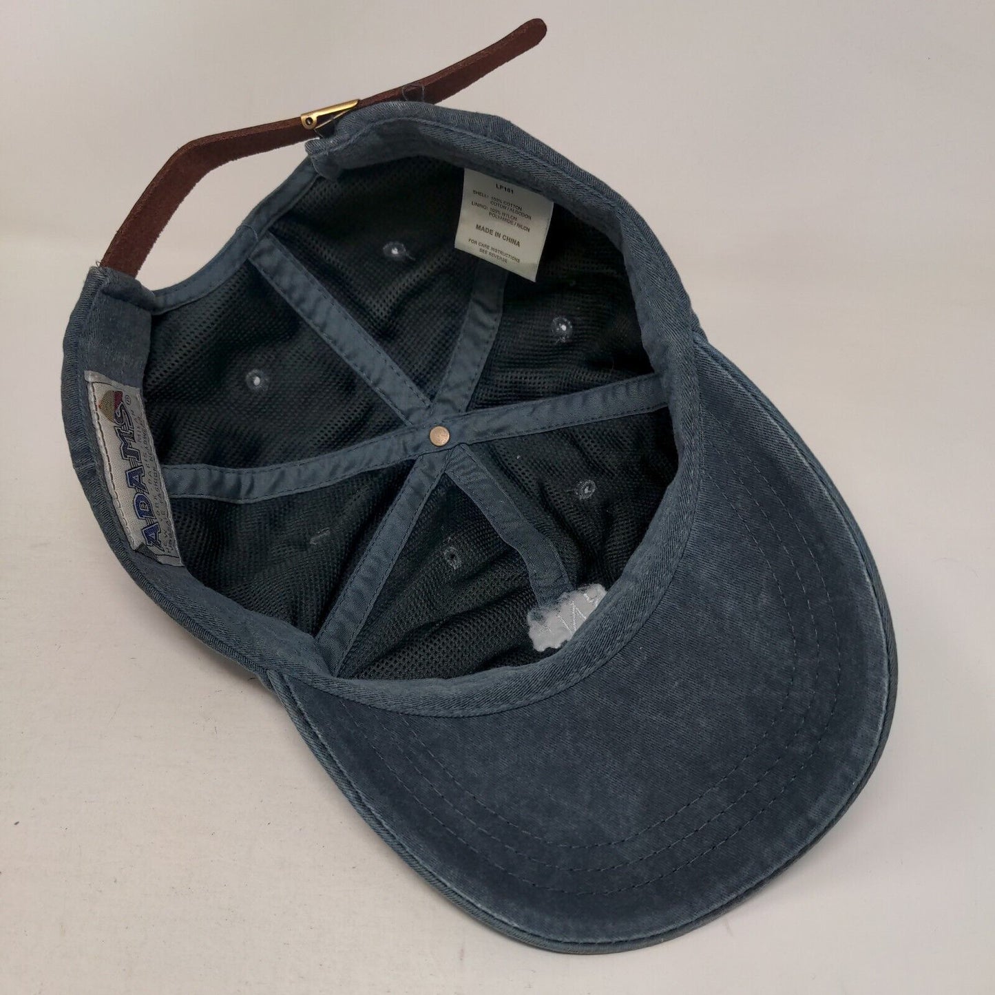 KNR Slideback Hat Blue One Size Adjustable Embroidered 6 Panel Cotton Adams