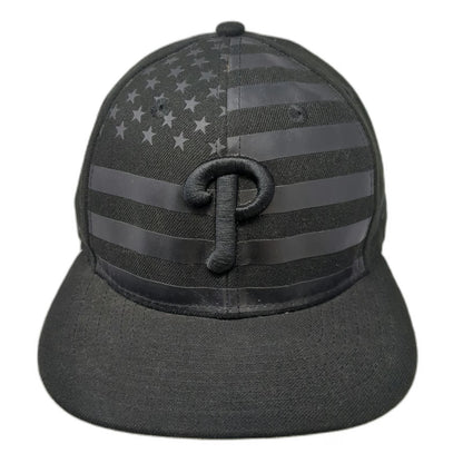 Philadelphia Phillies MLB New Era Snapback Black One Size American Flag Hat