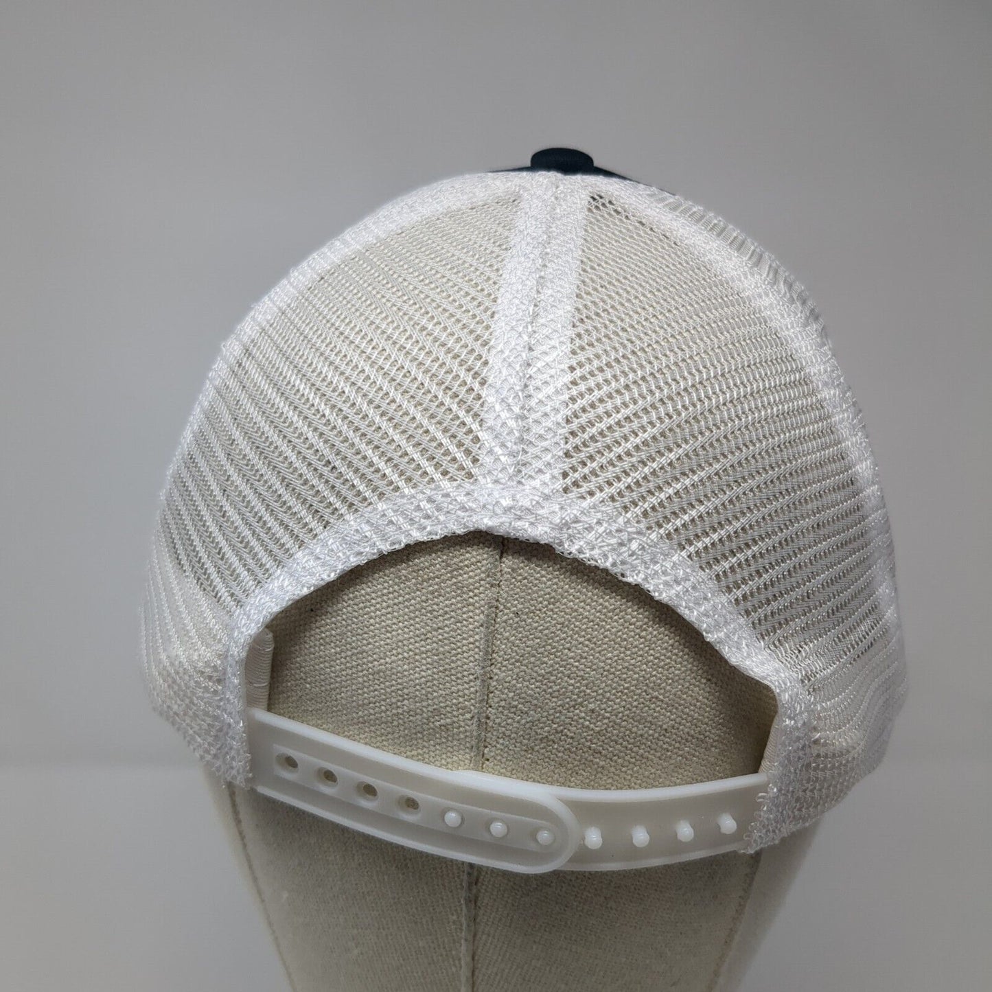 District Snapback Trucker Hat Blue One Size Adjustable Mesh Back Polyester