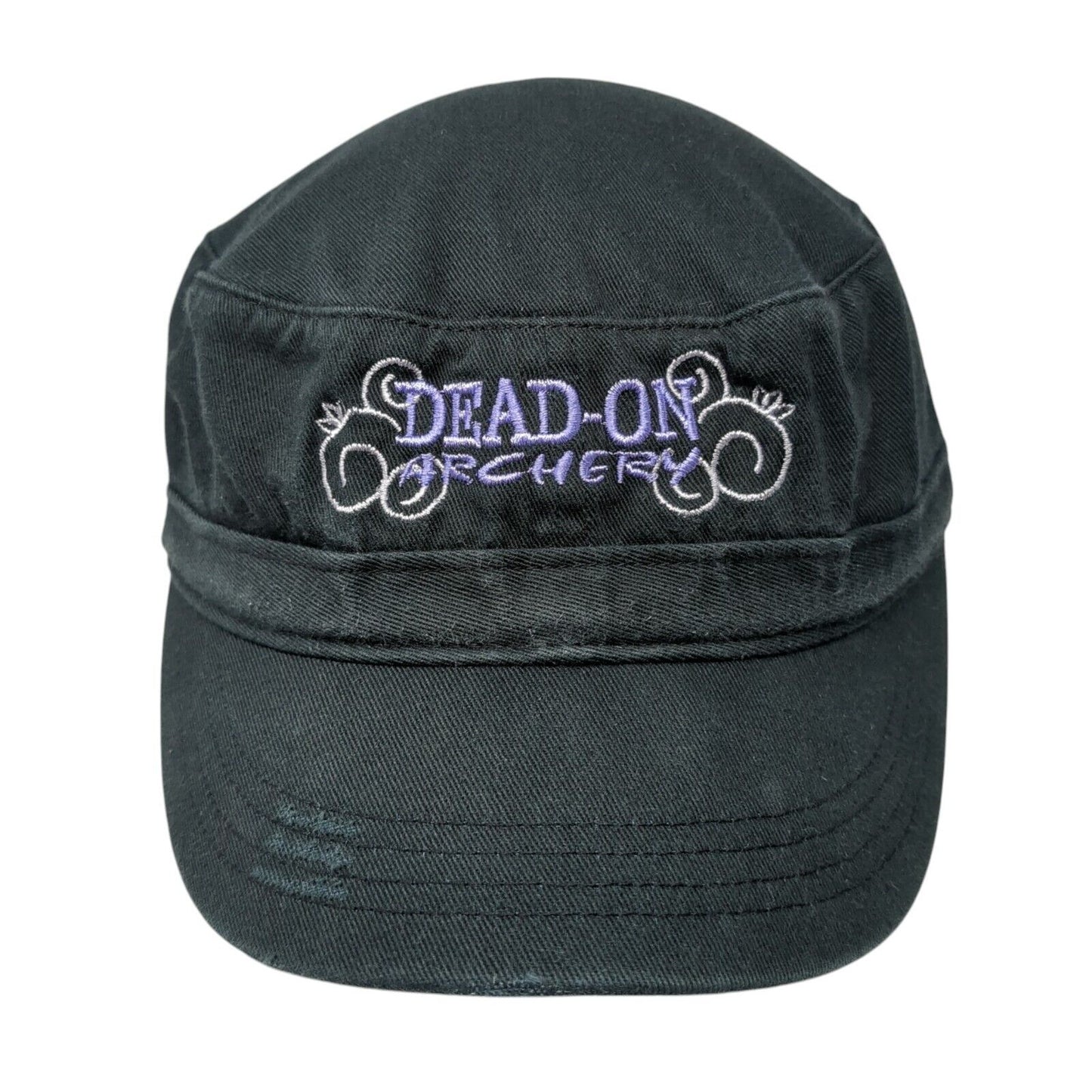 Dead-On Archery Strapback Cadet Army Cap Hat Black One Size Adjustable