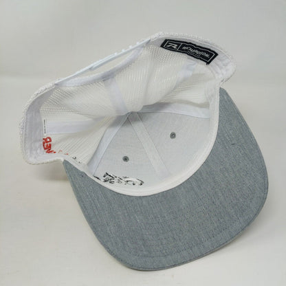 Power Engineers Snapback Mesh Back Trucker Hat Gray Adjustable Colorblock