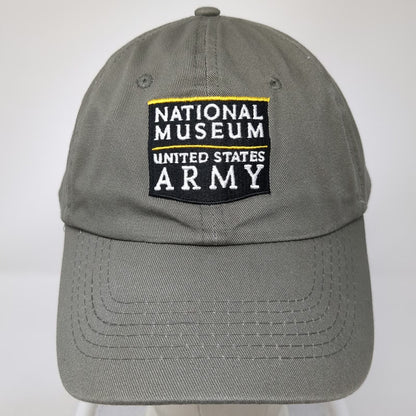 National Museum United States Army Green One Size Baseball Cap Hat Sponsor Logo