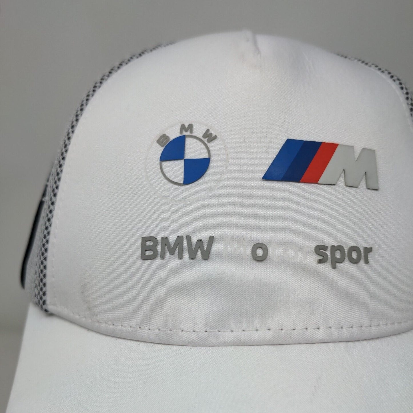 BMW Motorsport Puma Slideback Hat White Adult Adjustable Vent Holes