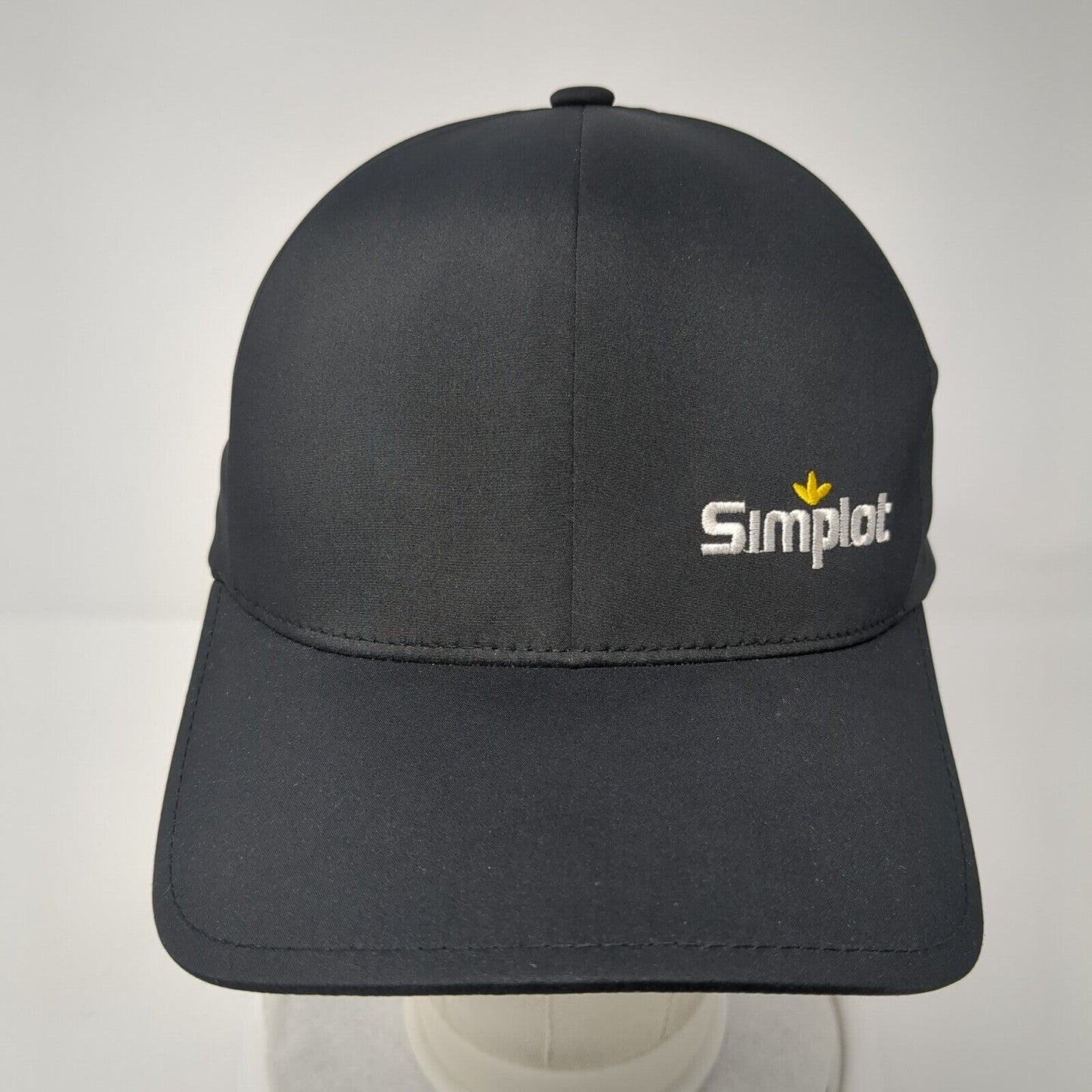 Simplot Fitted Hat Black Large/XL Solid Flexfit Delta Embroidered