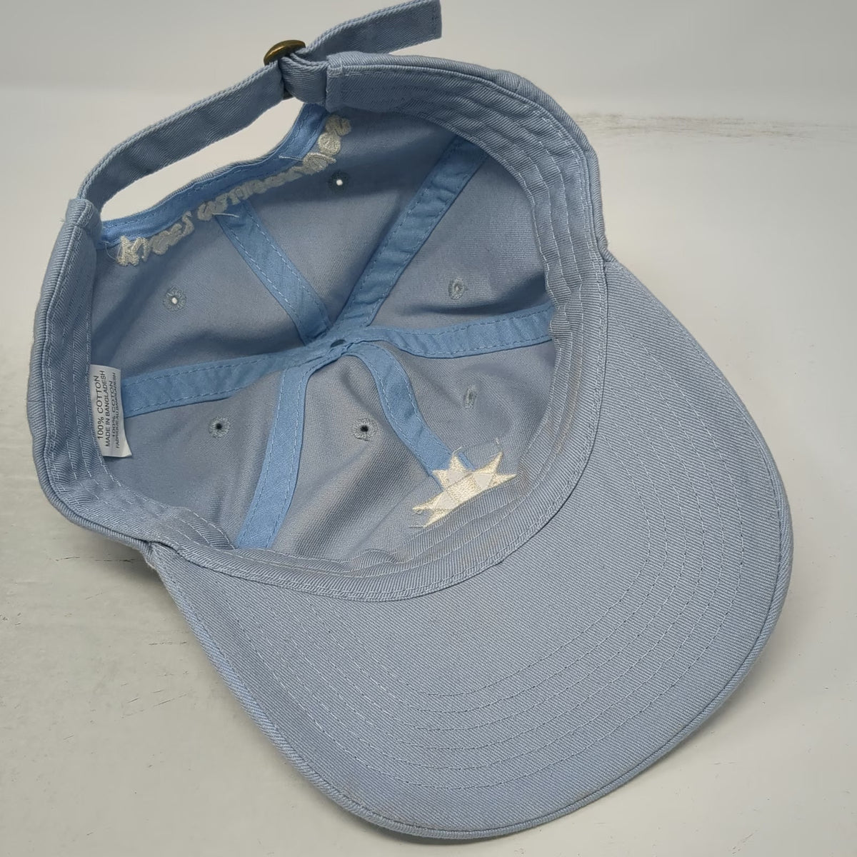 Kacey Musgraves Baseball Cap Blue One Size Embroidered Logo Slideback Cotton hat