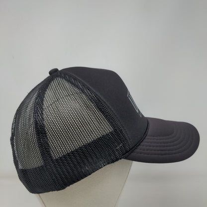URLND Snapback Trucker Hat Black OSFM Adjustable Mesh Back Rope Otto Collection