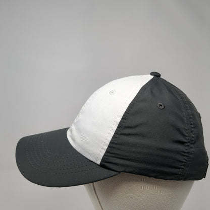 Imperial Strapback Hat Gray One Size Adjustable Colorblock Plaid Blank