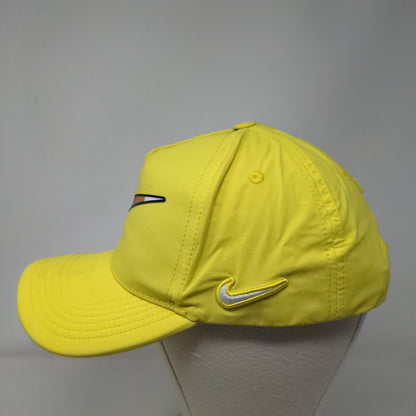 Nike Swoosh Snapback Hat Yellow One Size Adjustable Classic99 Dri-Fit