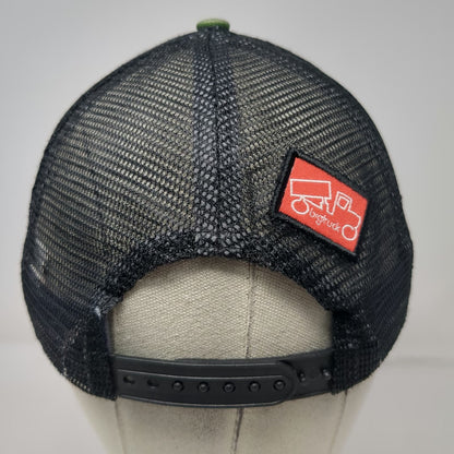 bigtruck Trucker Hat Green One Size Camo Mesh Snapback Dump Truck Construction