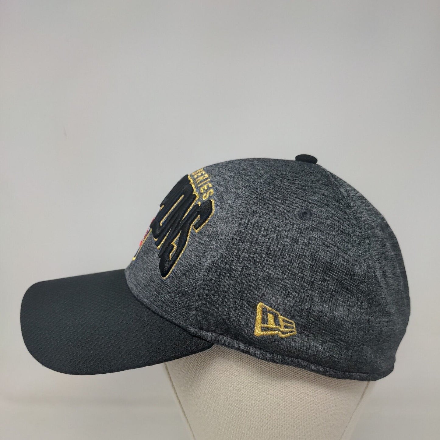 New Era Men's Fitted Hat Gray OSFM Embroidered Chicago Cubs World Series 2016