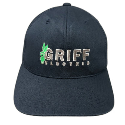 Pacific Headwear Baseball Cap Blue One Size Griff Electric Green Under Visor Hat