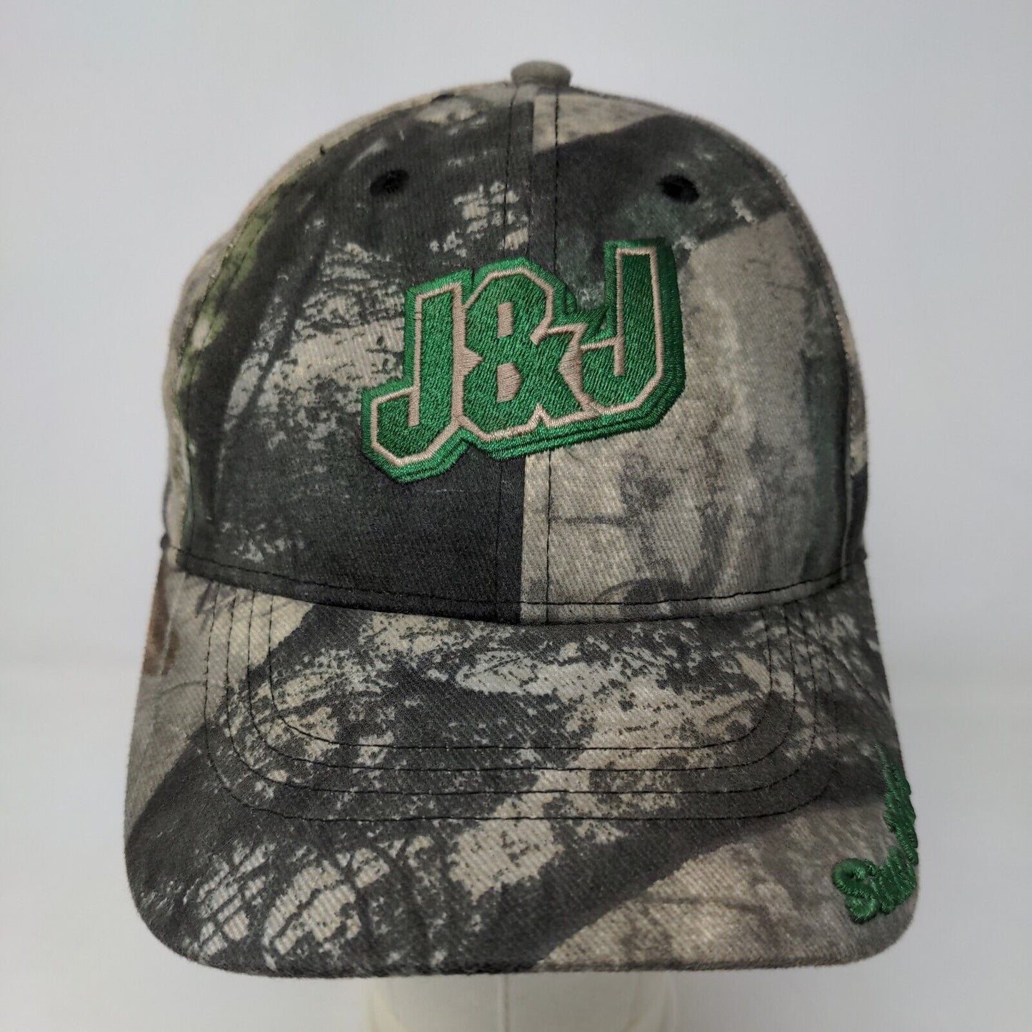 J&J Men's Strapback Hat Camouflage Adjustable Embroidered Logo