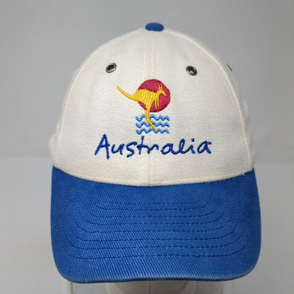 Australia Slideback Hat Multicolor OS Adjustable Embroidered 6 Panel Cotton