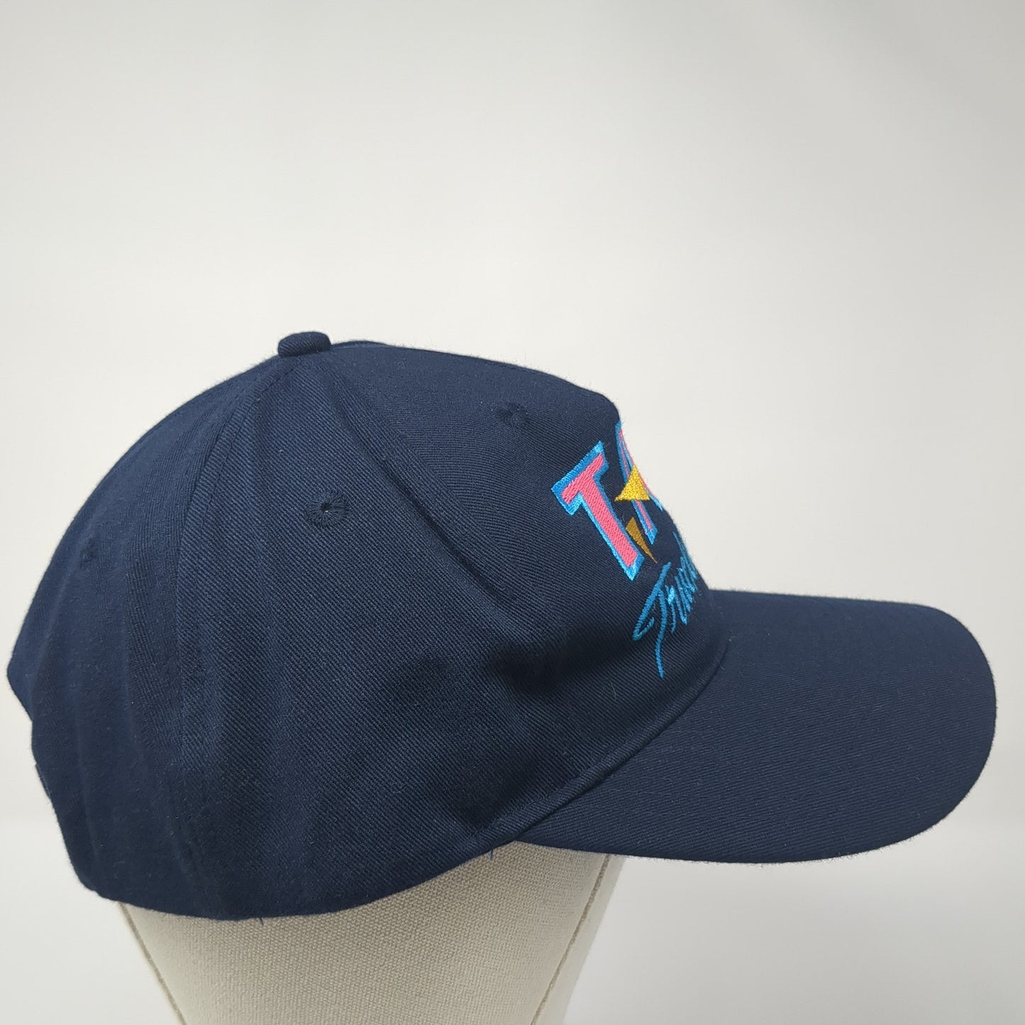 TAS Trucking Inc. Strapback Hat Blue One Size Adjustable Head To Toe