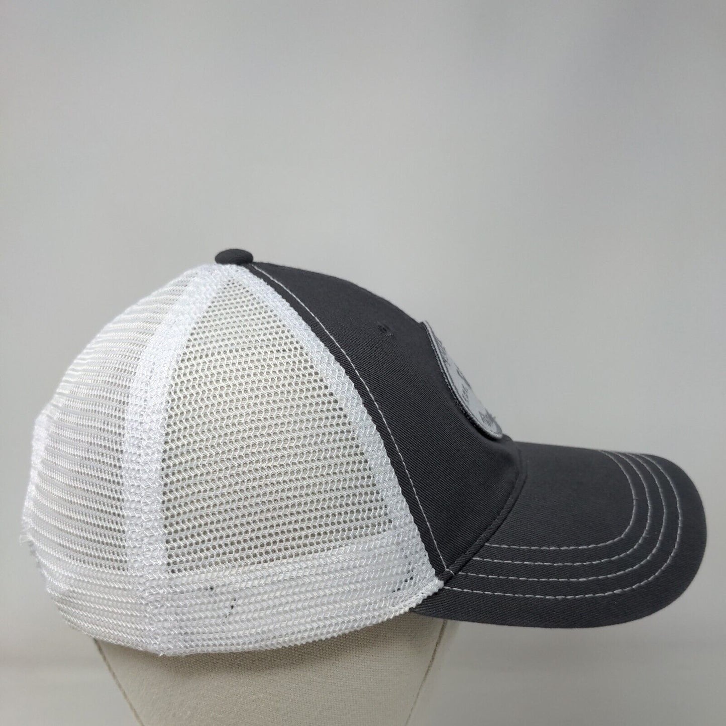 The Aubri Brown Club Est. 2007 Snapback Trucker Hat Gray M/L 6 Panel Richardson