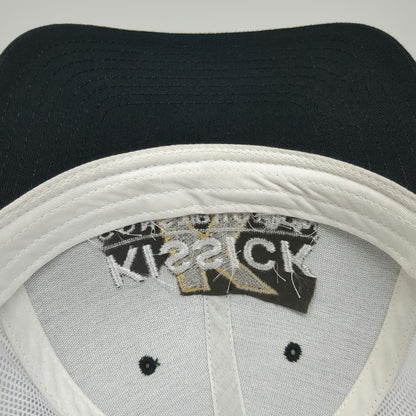 Richardson Trucker Hat Black White Gold One Size Kissick Construction Logo Hat