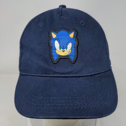 Sonic the Hedgehog Sega Snapback Hat Blue One Size Solid Adjustable