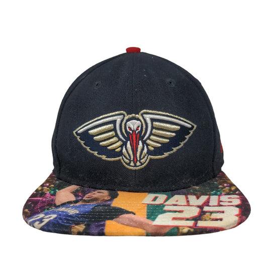 New Era Men's Snapback Flat Bill Hat Multicolor OSFM New Orleans Pelicans #23