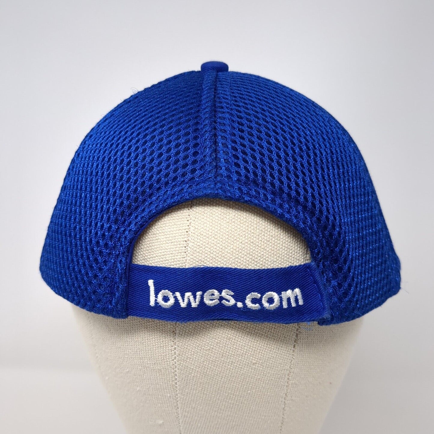 Lowe's Strapback Hat Blue One Size Adjustable Embroidered Mesh Back Cotton