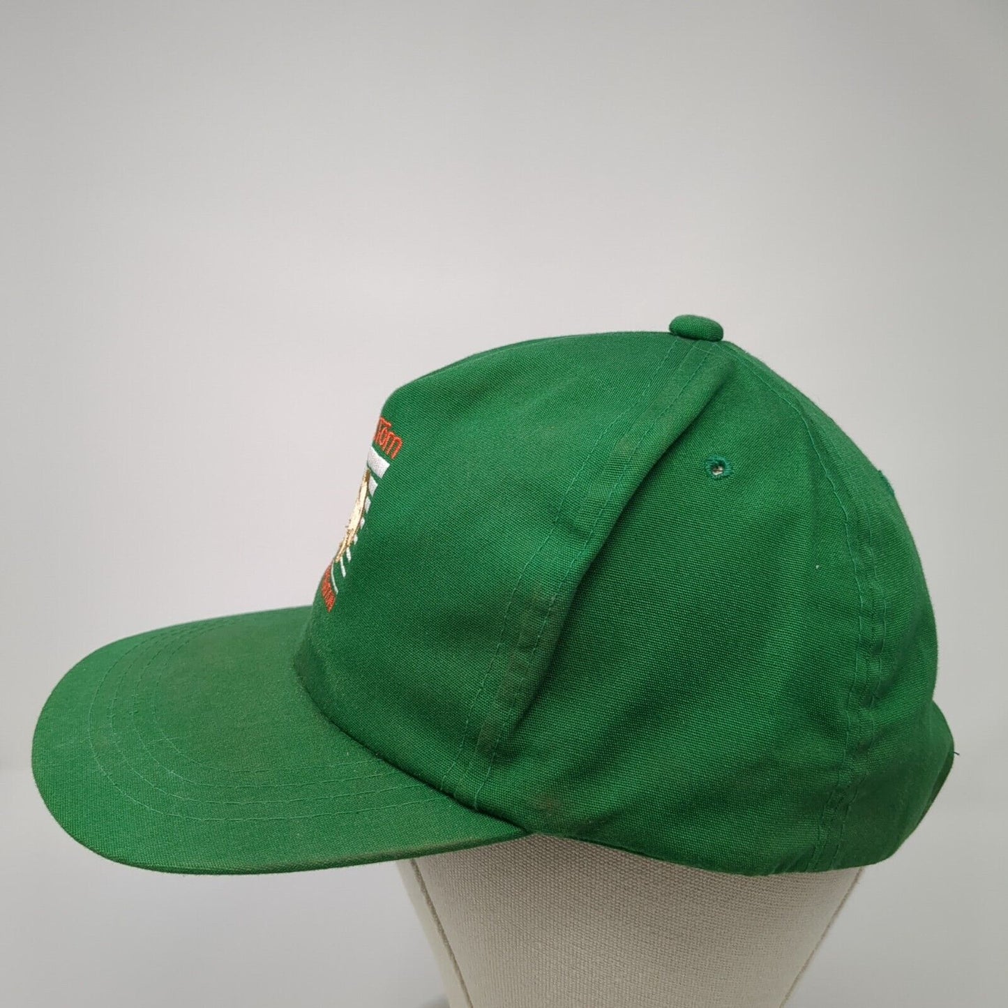 WesTom Corporation Baseball Cap Green One Size Adjustable Embroidered Yupoong